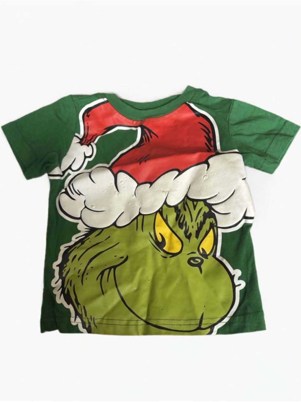 Green Grinch Graphic Short Sleeve Tee